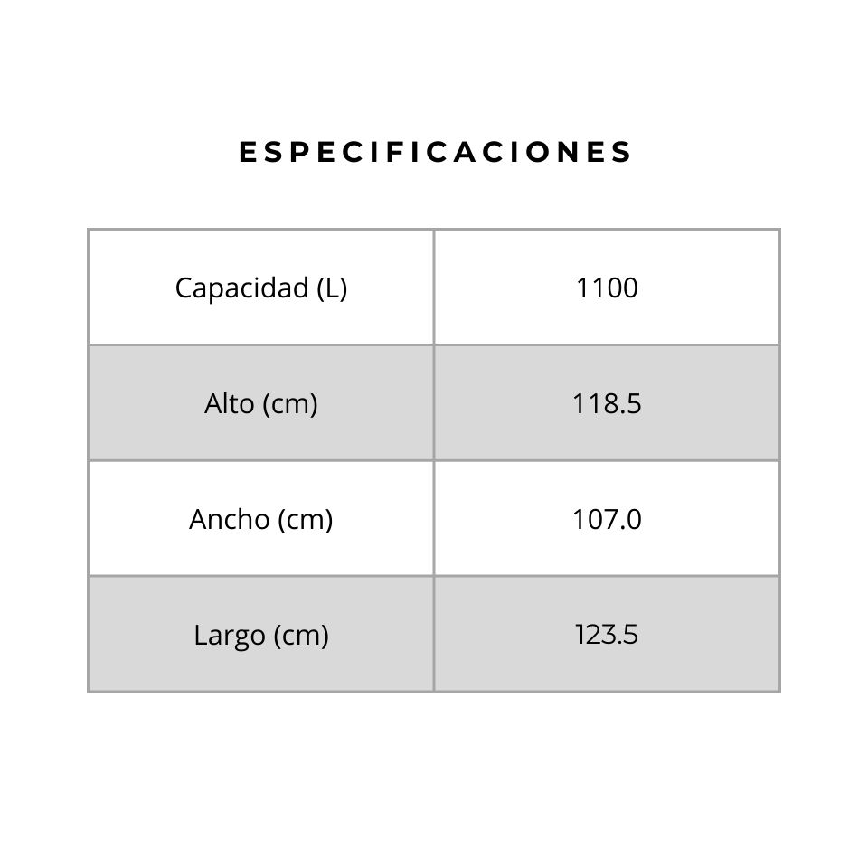 Contenedor ISO 1100 09